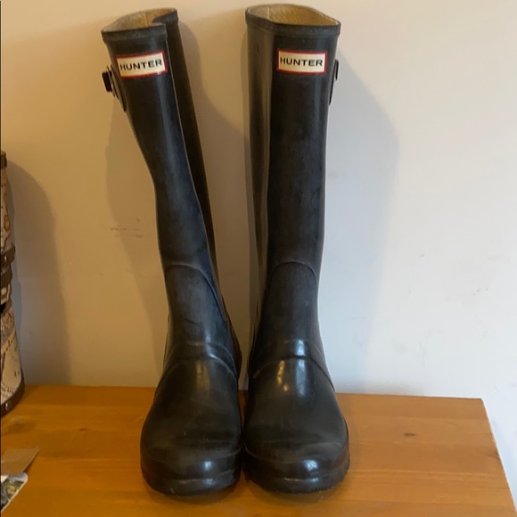 Hunter Shoes - Hunters Black Tall Boots